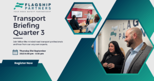 Flagship Partners Transport Briefing Banner September 2023