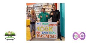 Up the Garden Bath celebrates topping £100,000 in sales.