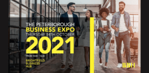 Text banner Peterborough Business Expo 2024